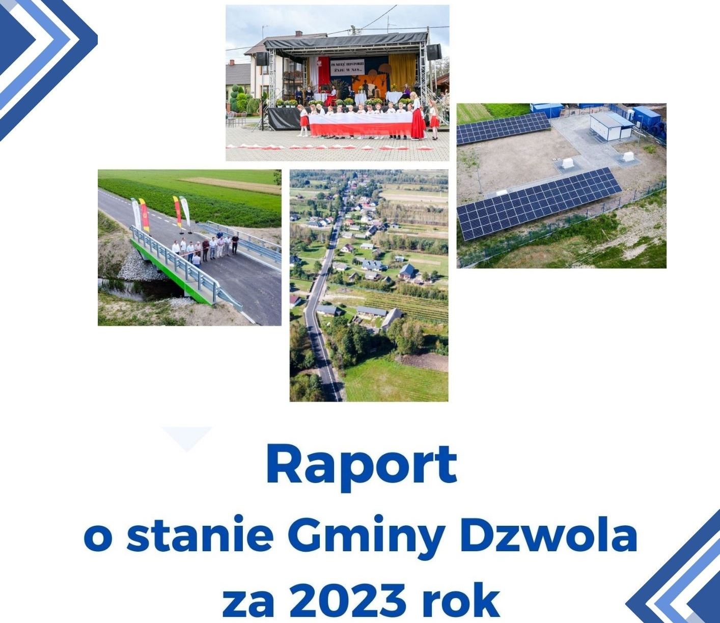 Raport o stanie Gminy Dzwola za 2023 r.