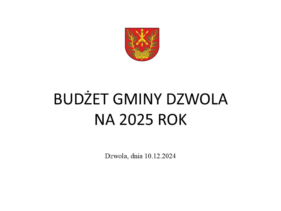 Radni Gminy Dzwola uchwalili budżet na 2025 rok